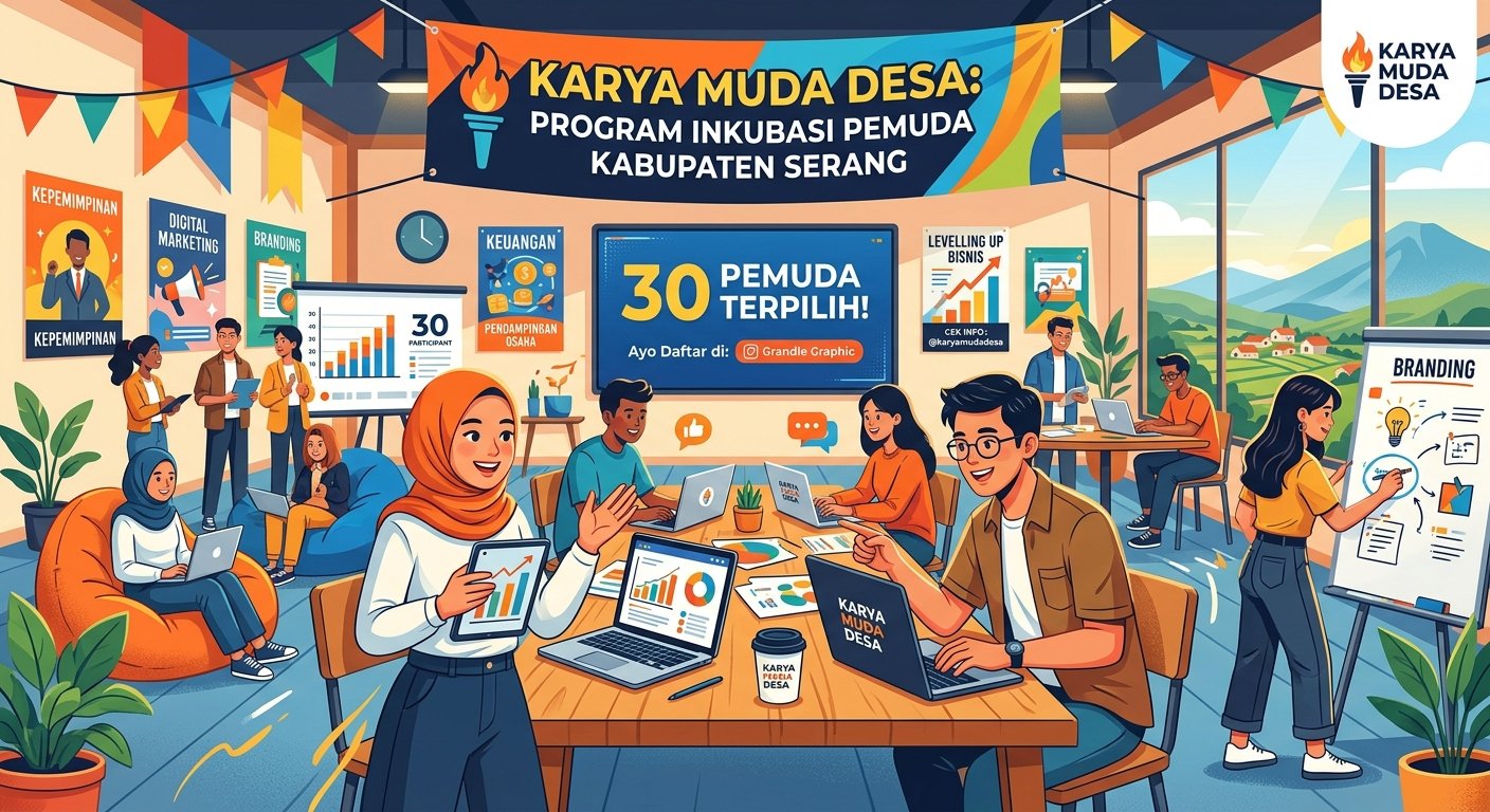 Bikin Bisnis Auto Level Up! Pemkab Serang Buka Program Inkubasi ‘Karya Muda Desa’ Buat 30 Pemuda Pilihan